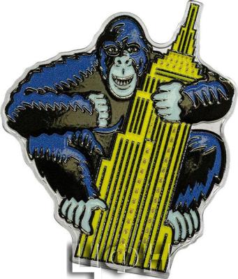 «2 Dollars GORILLA Burton Morris 1 Oz Silver Coin 2$ Niue 2023 Prooflike ».jpg