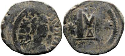 Anastasius I (491-518 AD). Constantinople AE Follis (34mm 17.1g) off Д.jpg