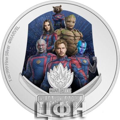 «2 Dollars GUARDIAN OF THE GALAXY Vol 3 Marvel 1 Oz Silver Coin 2$ Niue 2023 Proof».jpg