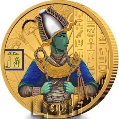 «EGYPTIAN GODS SERIES GOD OSIRIS - 2023 PROOF FINE SILVER GOLDCLAD® COLOURED $10 COIN - SLE».jpg