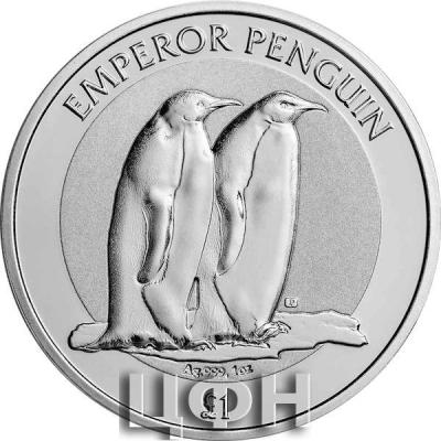 «EMPEROR PENGUINS - 2023 REVERSE FROSTED SILVER BULLION £1 COIN».jpg