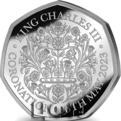 «50 Pence Falkland Islands 2023 CORONATION OF HM KING CHARLES III».jpg