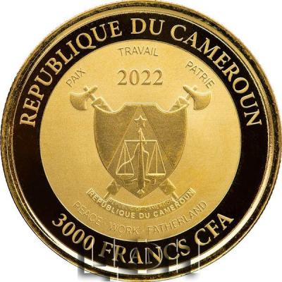 «2022 Cameroon Mandrill 1 oz Gold Proof Coin» (2).jpg