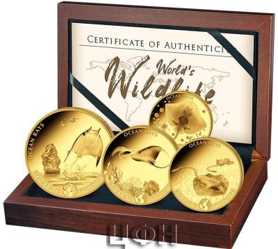«OCEAN RAYS - SET - 4 COINS WORLD'S WILDLIFE (5.)».jpg
