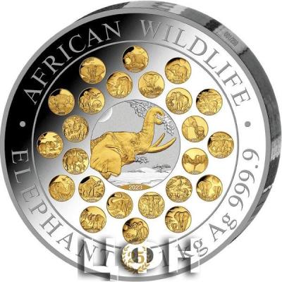 «2.000 SH. Somalia 2023 ELEPHANT - 1 KILO 25 YEARS - JUBILEE EDITION».jpg