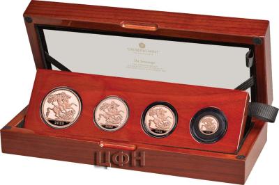«The Coronation of His Majesty King Charles III Sovereign 2023 Four-Coin Gold Proof Set».jpg