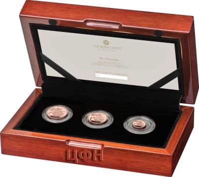 «The Coronation of His Majesty King Charles III Sovereign 2023 Three-Coin Gold Proof Set».jpg