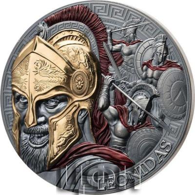«5000 Francs Cameroon 2023 Antique Finish Great Commanders 5 Oz Silver Coin LEONIDAS».jpg
