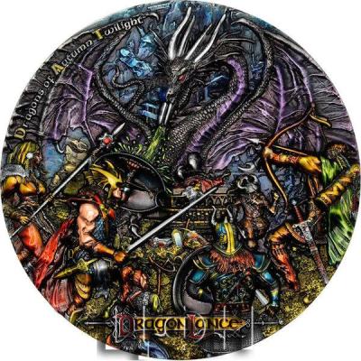 «7 Dollars DRAGONS OF AUTUMN TWILIGHT Dragonlance Chronicles 3 Oz Silver Coin 7$ Niue 2023 Antique Finish».jpg