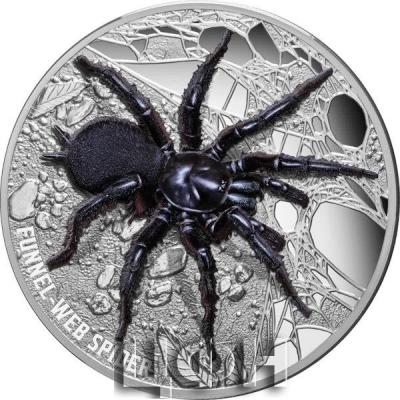 «10 Dollars Niue 2023 Funnel-web spider».jpg