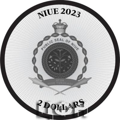 «2 Dollars Niue 2023 Lucky Clover.».jpg