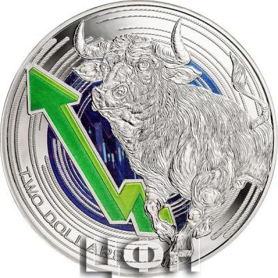 «2 Dollars BULL AND BEAR MARKETS 1 Oz Silver Coin 2$ Niue 2023 Prooflike ».jpg