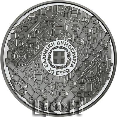 «10 Euro AUTOMATIC MAIDSERVANT Silver Coin 10€ Euro Greece 2023 Proof ».jpg