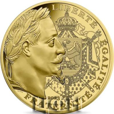 «Ors de France - Le Napoléon III Monnaie de 5000€ Or - Qualité BU Millésime 2023 ».jpg