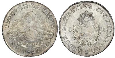 La Rioja, Argentina, 4 reales, 1852B.jpg