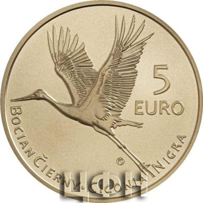 «5 евро 2023 - Чёрный аист, Словакия».jpg