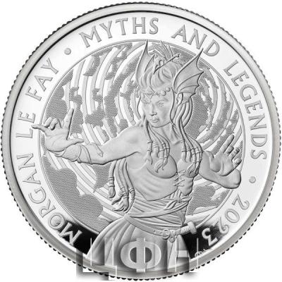 Silver Two Ounces 2023 Myths and Legends - Morgan le Fay.jpg