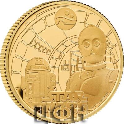 Star Wars R2-D2 and C-3PO 2023 UK 0.25 oz Gold Proof Coin.jpg