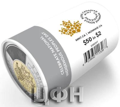 2023 $2 Celebrate National indigenous Peoples Day Special Wrap Roll (Non-Colourized) .jpg