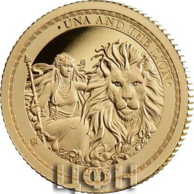 2023 St. Helena Una & The Lion 0.5gram Gold Proof Coin .jpg