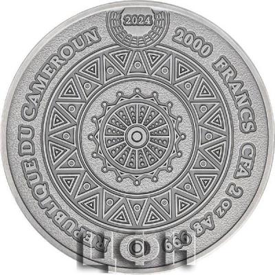 COMANCHE TRIBAL SPIRIT 2024 2000 FRANCS CFA 2 OZ FINE ANTIQUE FINISH SILVER COIN – REPUBLIC OF CAMEROON (PRE-ORDER) .jpg