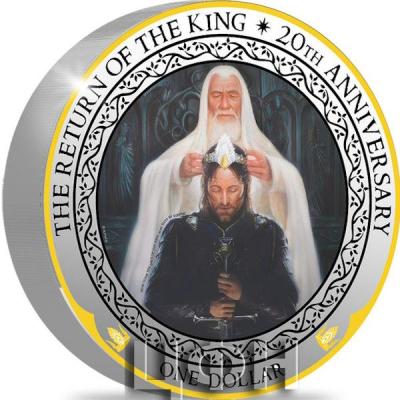 The Lord of the Rings - The Return of the King 20th Anniversary 'The Coronation' 2oz Silver Coin.jpg