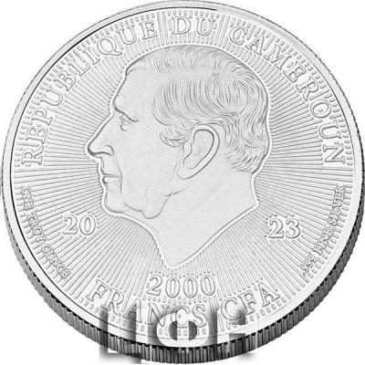Cameroon SANTA CLAUS 1 Oz Silver Coin 2000 Francs Cameroun 2023 BU-Brilliant Uncirculated .jpg
