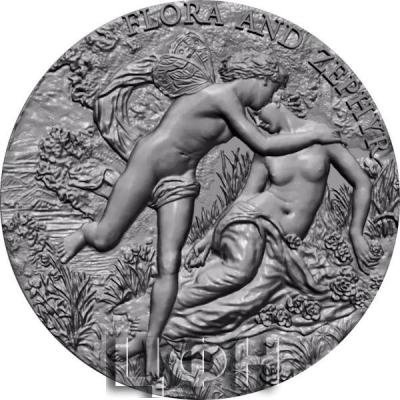 FLORA AND ZEPHYR 2 Oz Silver Coin 2000 Francs Cameroon 2023 Antique Finish.jpg