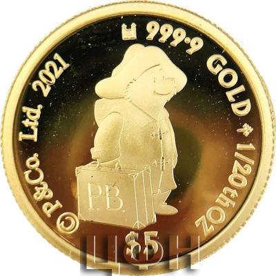 5 Dollars 2021 -  Paddington Bear.jpg