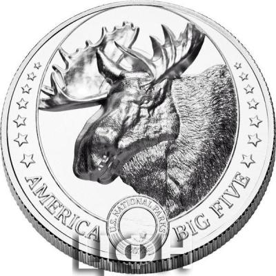 2 Dollars MOOSE America Big Five 1 Oz Silver Coin 2$ Fiji 2023 Burnished Finish.jpg