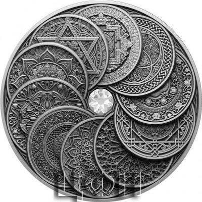 MANDALA ART 10th Anniversary Special Edition 5 Oz Silver Coin 10$ Fiji 2024.jpg