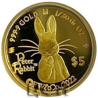 COOK  ISLANDS 2022 Peter Rabbit $5.jpg