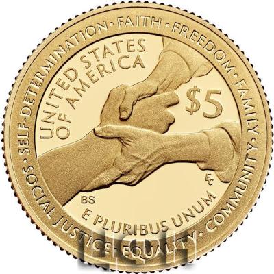 Harriet Tubman 2024 Proof Five-Dollar Gold Coin .jpg