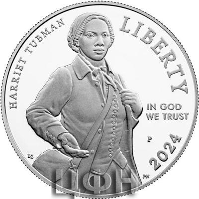 Harriet Tubman 2024 Proof Silver Dollar Coin .jpg