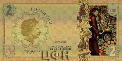 2022 Cook Islands PROGRESS Threads of Light 24k Gold Note .jpg