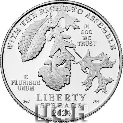 First Amendment to the United States Constitution 2024 Platinum Proof Coin - Right to Assemble.jpg