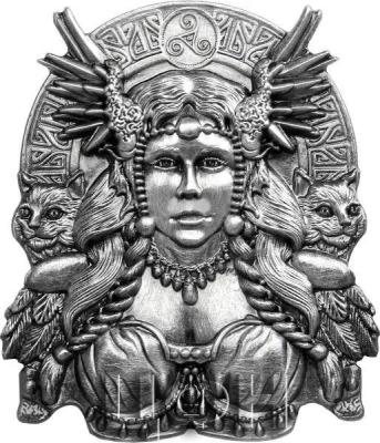 FREYA Norse Gods Basemetal Coin 2 Cedis Ghana 2023.jpg