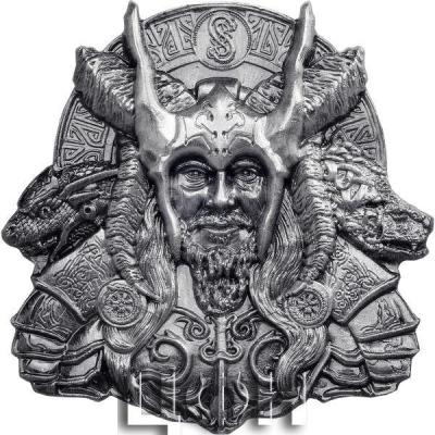 LOKI Norse Gods Basemetal Coin 2 Cedis Ghana 2023.jpg