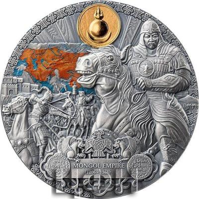 Mongol Empire The Legacy of the Greatest Empires 2 oz Antique finish Silver Coin 2000 Francs CFA Cameroon 2024.jpg
