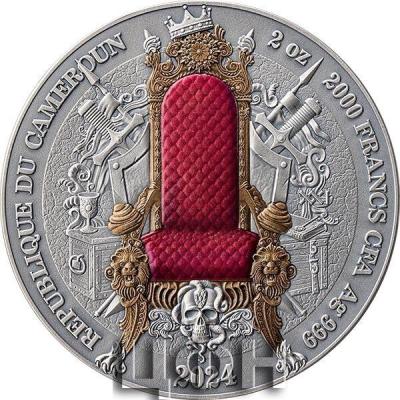 Mongol Empire The Legacy of the Greatest Empires 2 oz Antique finish Silver Coin 2000 Francs CFA Cameroon 2024 .jpg