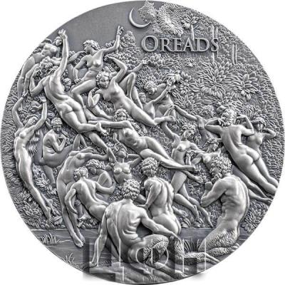 The Oreads Celestial Beauty 5 oz Antique finish Silver Coin 5000 Francs CFA Cameroon 2023.jpg