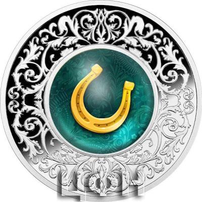 HORSESHOE Lucky Charm Silver Coin 500 Francs Cameroon 2023 Proof.jpg