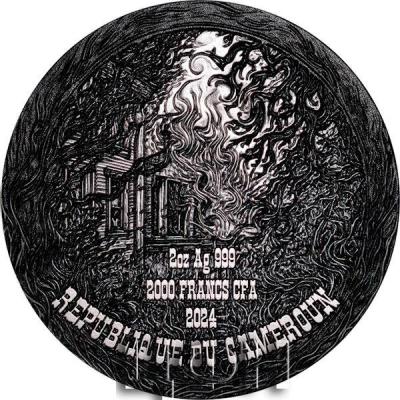 UNLEASH THE FIERY POWER OF INFERNO TITAN Antique 2 Oz Silver Coin 2000 Francs Cameroon 2024 Antique Finish.jpg