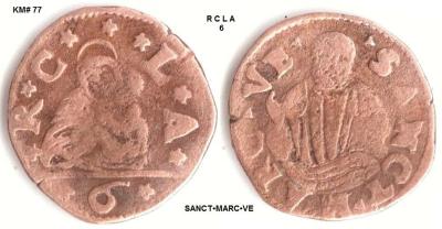 Венеция 6 багаттини (Bezzo or Bezzone) ND (1619) KM-77 717.jpg