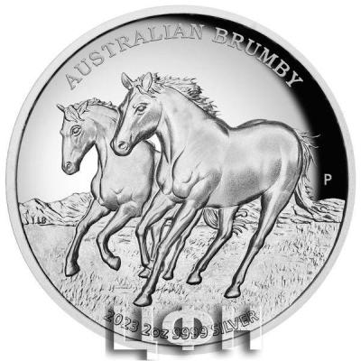2 Dollars 2023 AUSTRALIA Australian Brumby.jpg