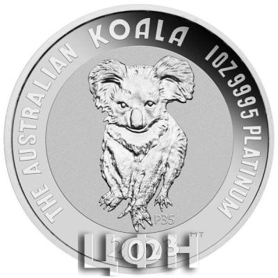 100 Dollars 2023 AUSTRALIA Platinum Ounce (1 oz) -Koala.jpg