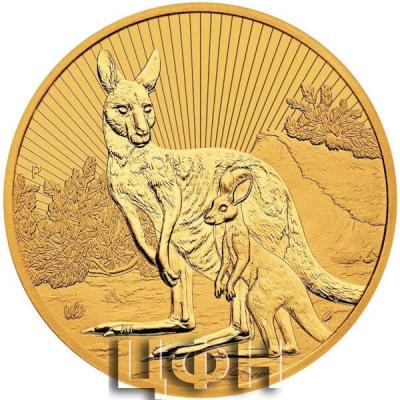 Gold Two Ounces 2023 Mother and Baby Kangaroo.jpg