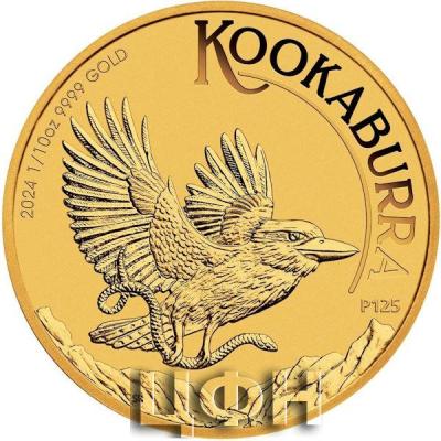 2024 Gold CHARLES III AUSTRALIA · 15 DOLLARS Kookaburra.jpg