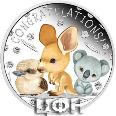 CHARLES III AUSTRALIA · Ag 50 CENTS CONGRATULATIONS.jpg