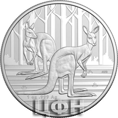 Australian 1 Dollar 2024 Two Kangaroos 1 Oz Silver.jpg